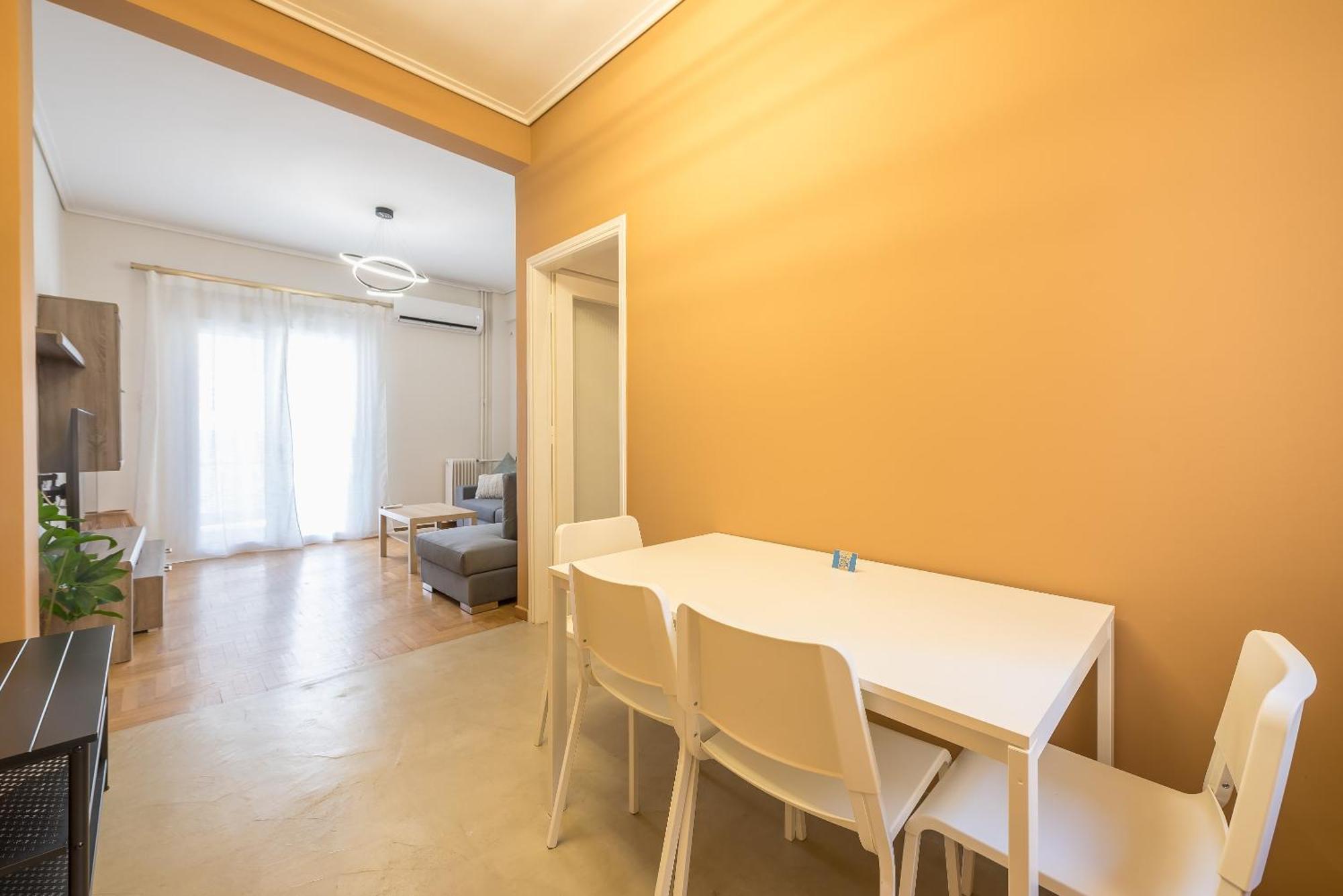 Stylish 2 Bd Urban Retreat Near Panormou Metro Apartment เอเธนส์ ภายนอก รูปภาพ